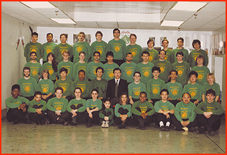 7th Anniversary class photo, 1989